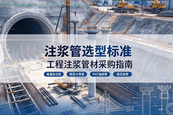南岔注浆管选型标准